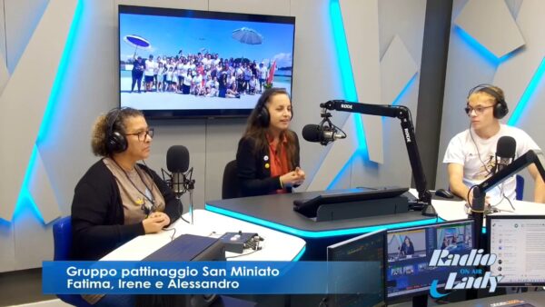 Sono venuti a trovarci i ragazzi del gruppo pattinaggio San Miniato, con le allenatrici IreneâŠ