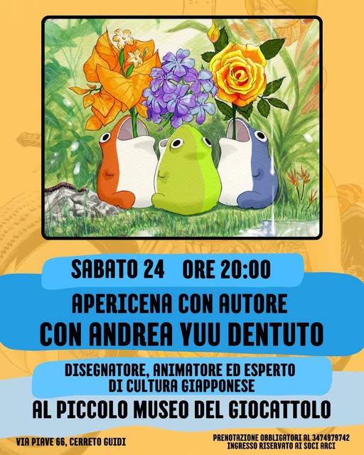 VenerdĂŹ đźđŻ đŒđđđŒđŻđżđČ, alle 15.15 su đ„đźđ±đ¶đŒ đđźđ±đ, il disegnatore ed esperto di cultura GiapponeseâŠ