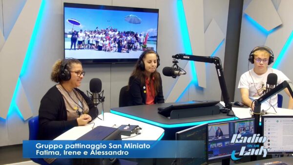 Sono venuti a trovarci i ragazzi del gruppo pattinaggio San Miniato, con le allenatrici IreneâŠ